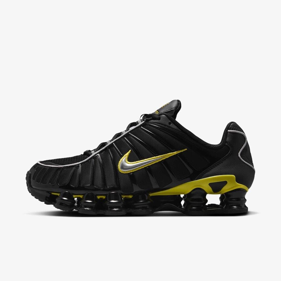 Nike Shox TL Black/Dynamic Yellow/Metallic Silver