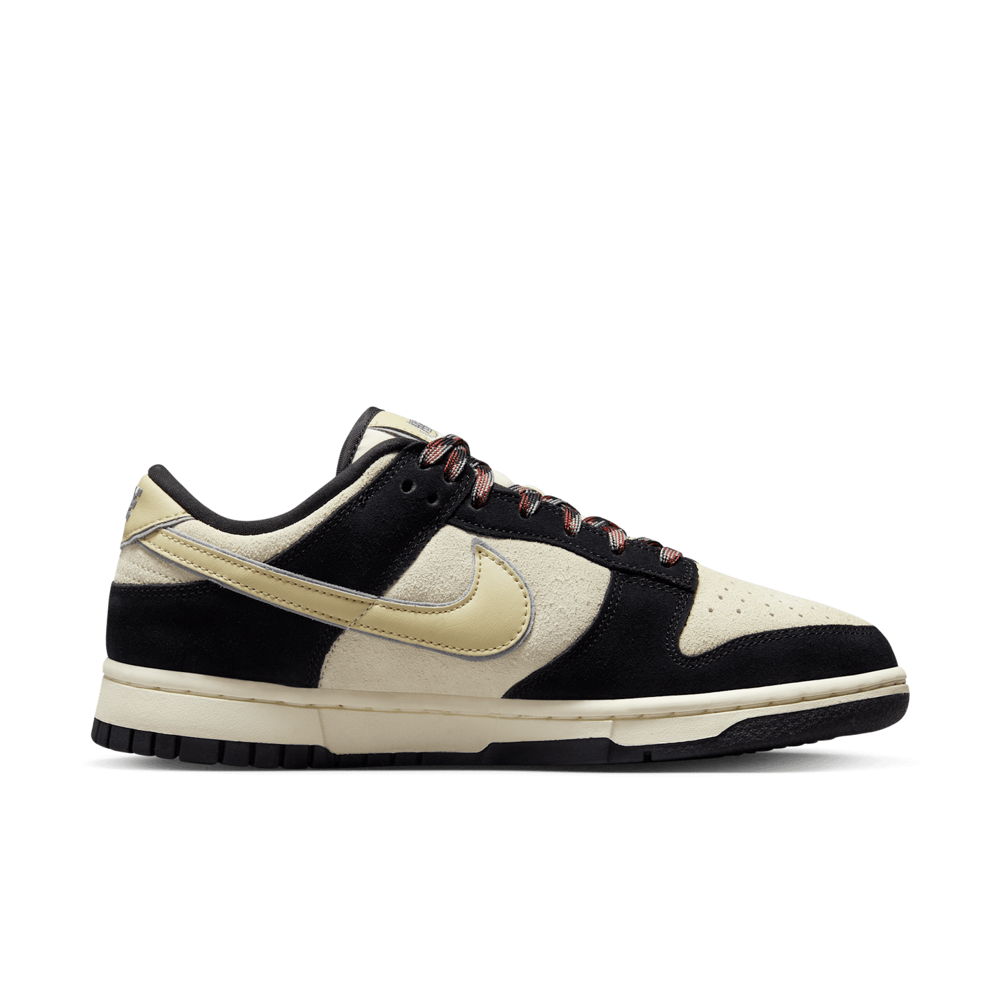 Nike Dunk Low LX Black Suede Team Gold