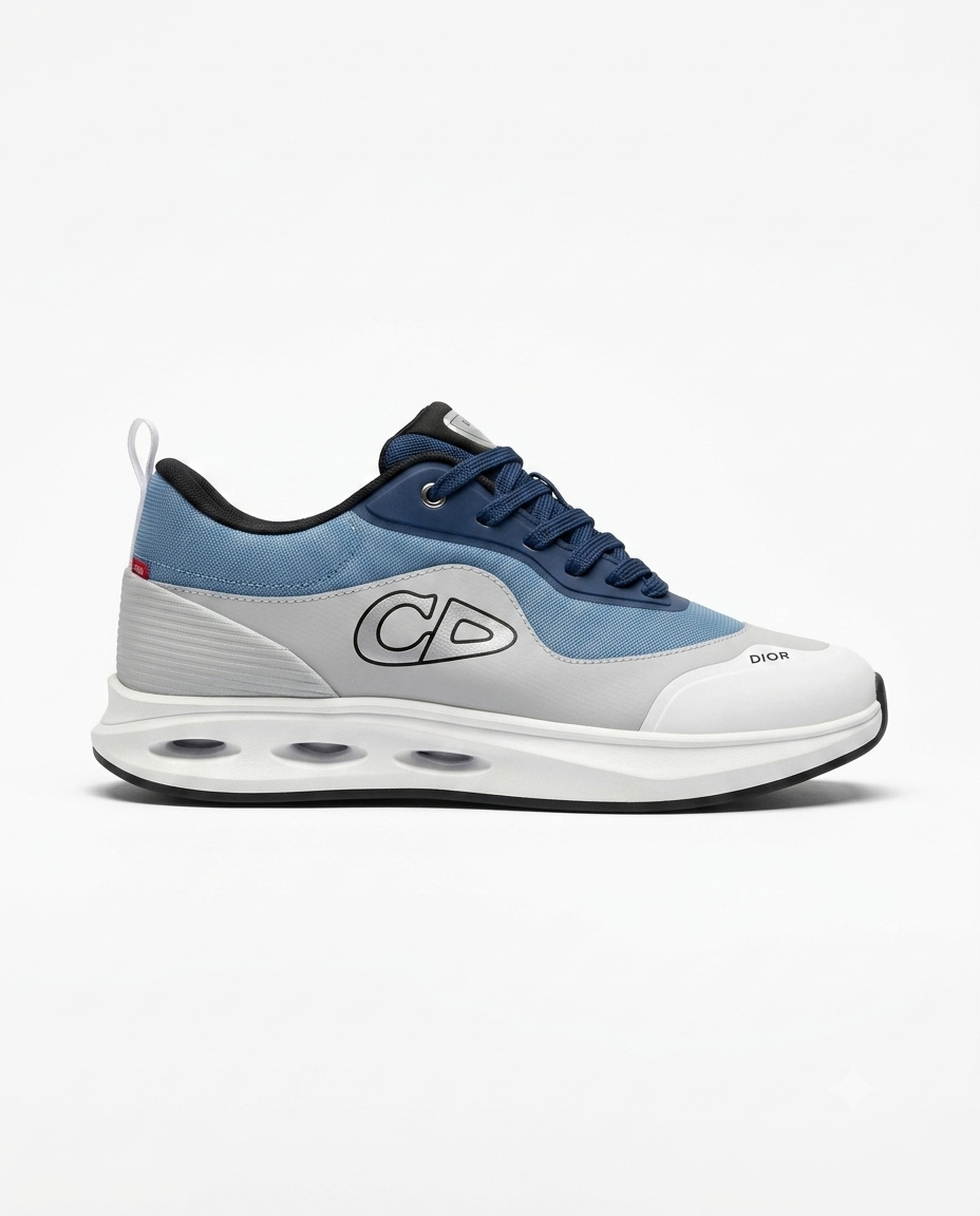 basket de running Dior Bleu blanc