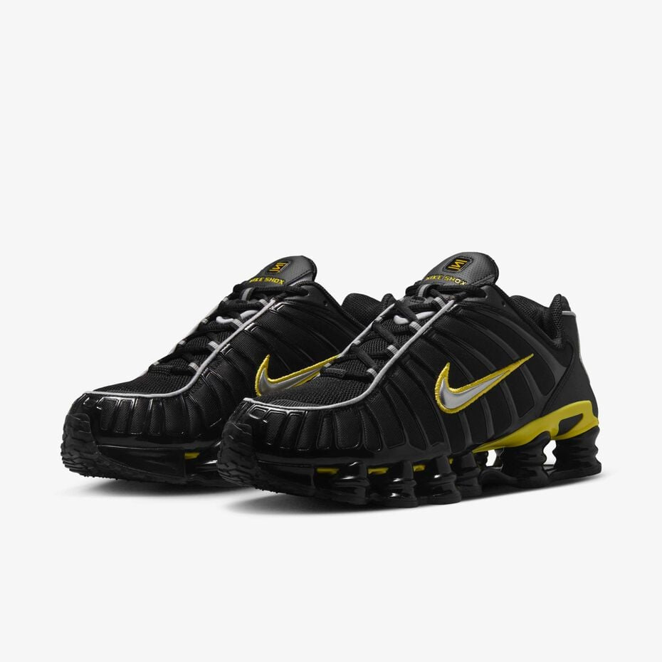 Nike Shox TL Black/Dynamic Yellow/Metallic Silver