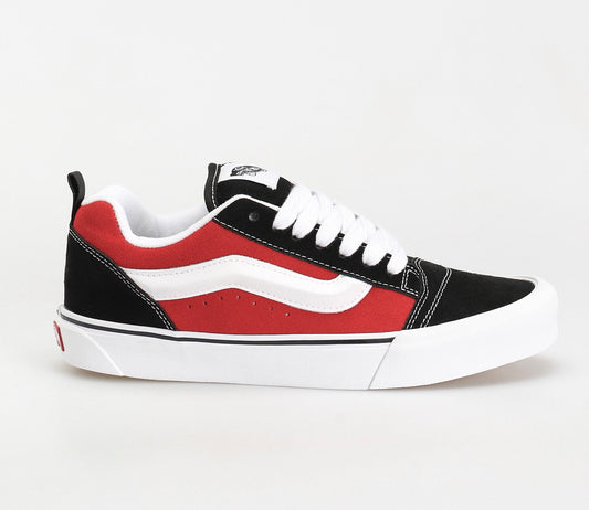 Vans Knu Skool Black / Red / True White.