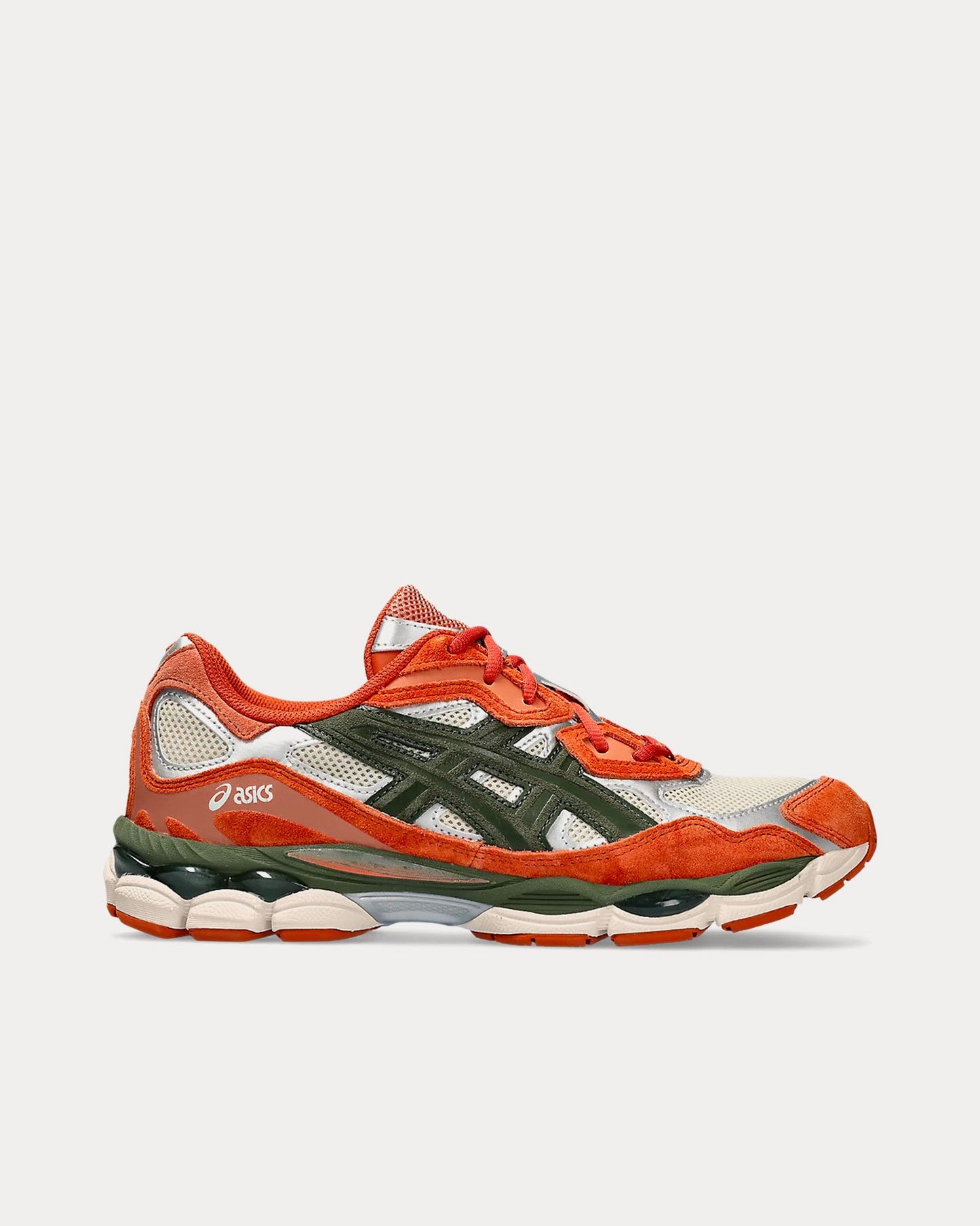 ASICS Gel-NYC Oatmeal / Forest Green Orange
