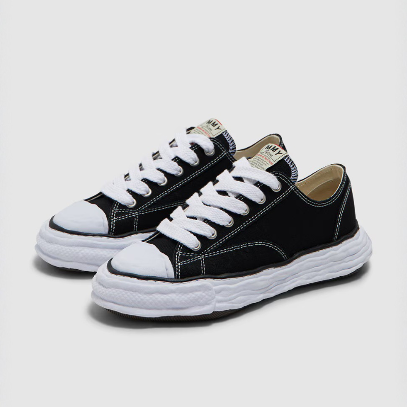 Maison Mihara Yasuhiro Peterson OG Sole Canvas Low Black,