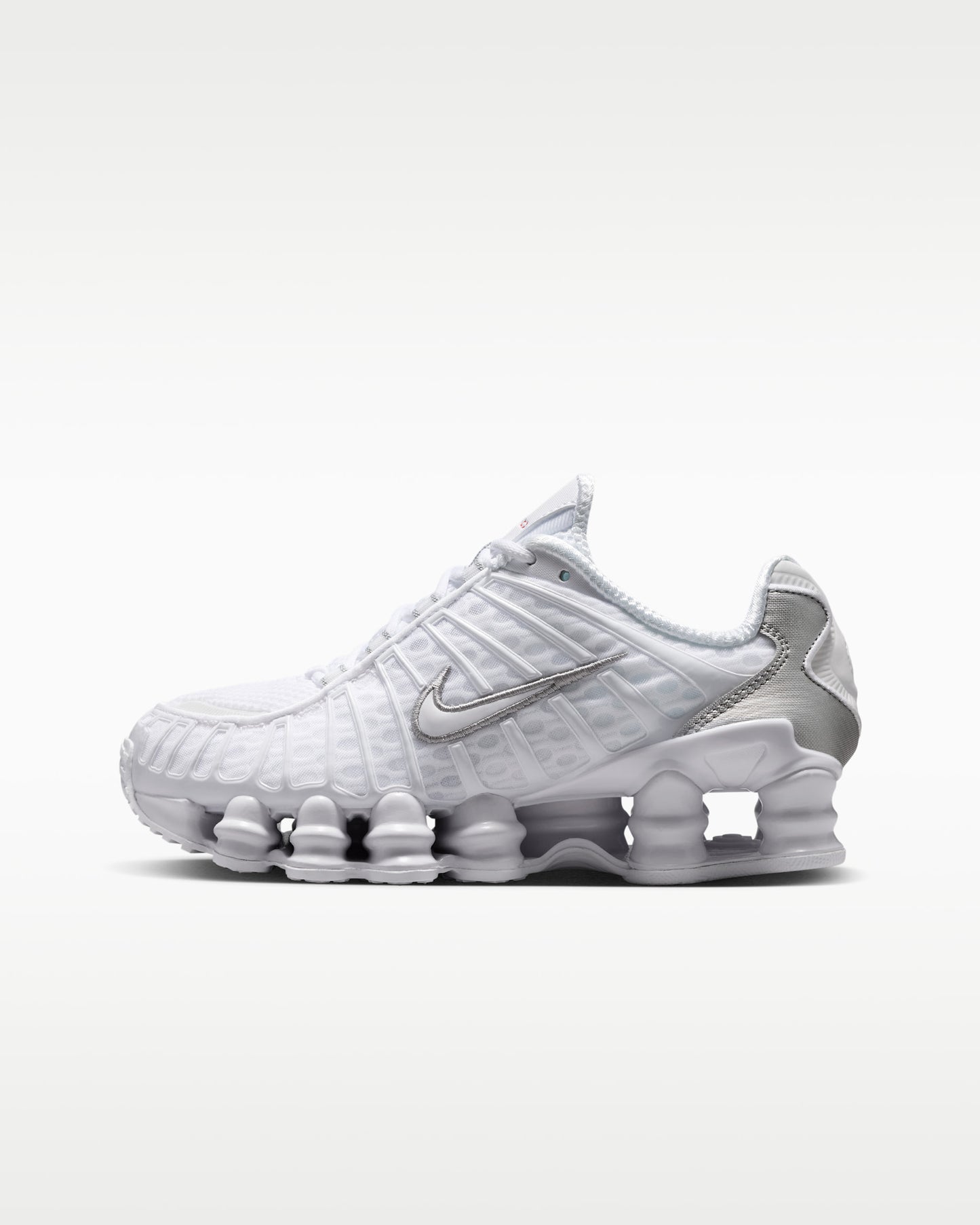 Nike Shox TL White / Metallic Silver.