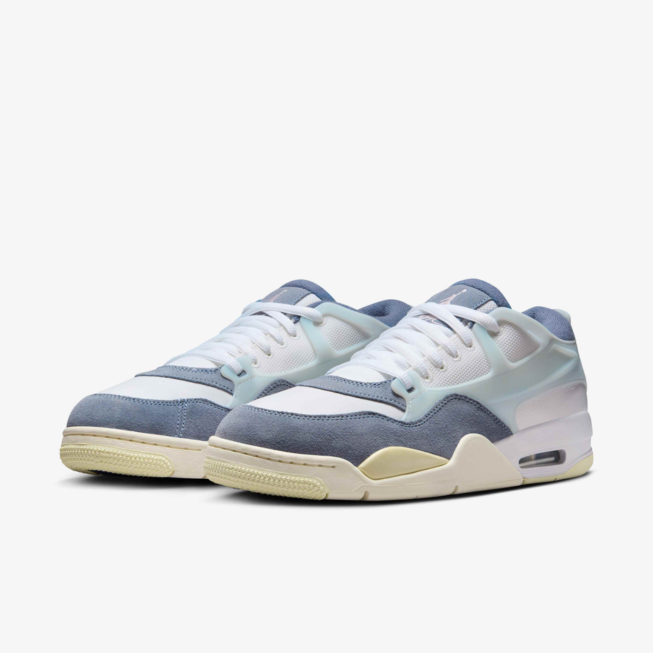 Jordan 4 RM « White / Diffused Blue / Ashen Slate / Prism Pink »