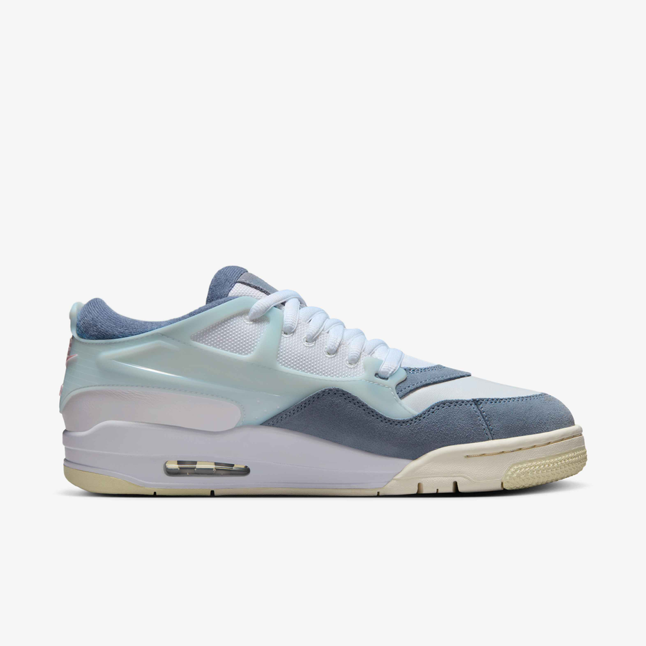 Jordan 4 RM « White / Diffused Blue / Ashen Slate / Prism Pink »