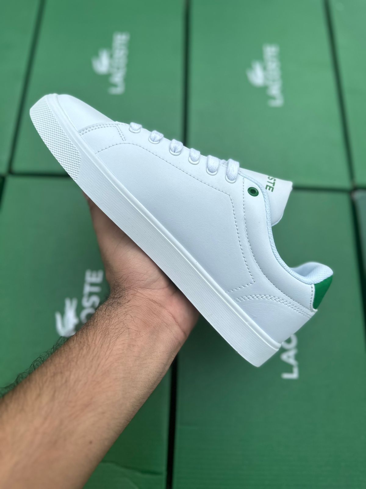 Lacoste Powercourt Blanc Vert