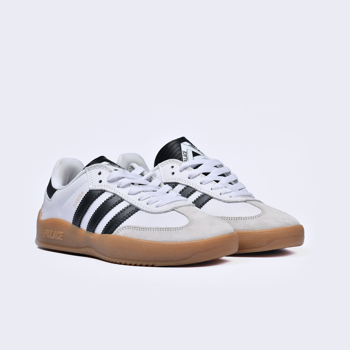 Palace x adidas Samba Puig White Black