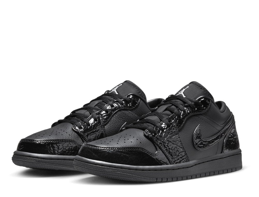 Air Jordan 1 Low SE "Black Croc"