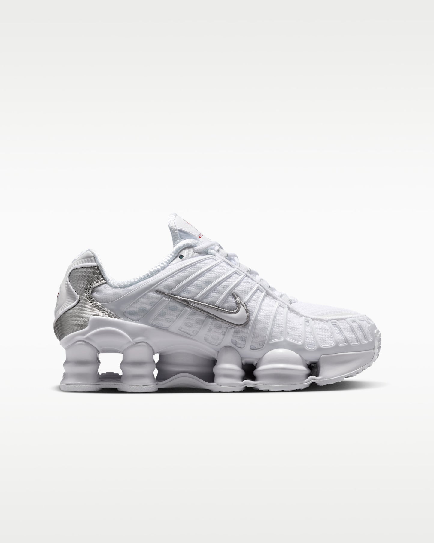 Nike Shox TL White / Metallic Silver.