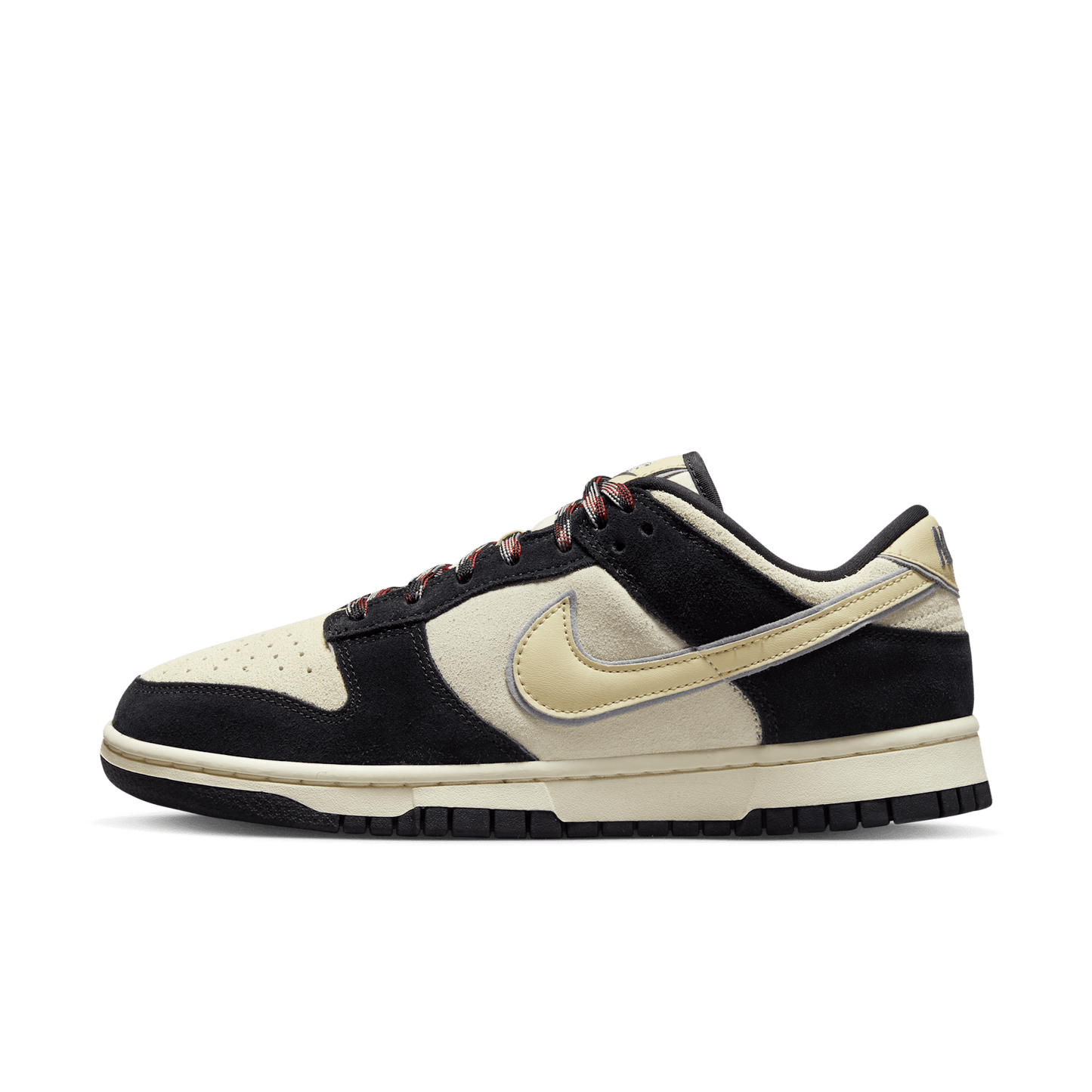 Nike Dunk Low LX Black Suede Team Gold