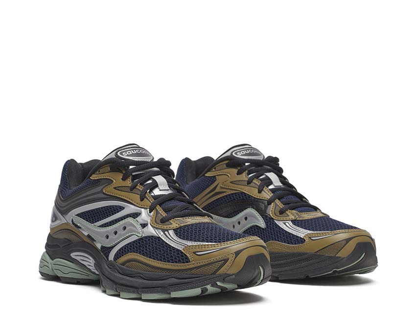 Saucony ProGrid Omni 9 Brown / Navy (Marron et Bleu Marine)